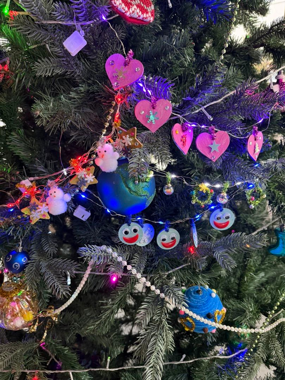 Новогодняя гирлянда своими руками "Новогодний венок"