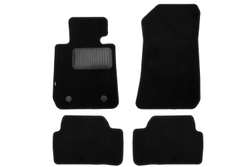 Коврики в салон для BMW 1 5D E87 АКПП 2004-2007, 2007-2011, хэтчбек, 4 шт. (текстиль) KLEVER02050401210KH
