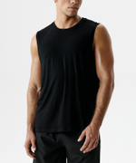 Майка мужская спортивная Atlantic, 1 шт. в уп., бамбук, черная, MV-052