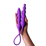 Двухсторонний гибкий вибромассажер 58,7см с дистанционным управлением Adrien Lastic 2X+LRS