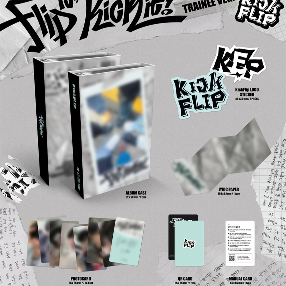 Альбом KickFlip - 1st Mini Album 'Flip it, Kick it!' [Trainee ver.]