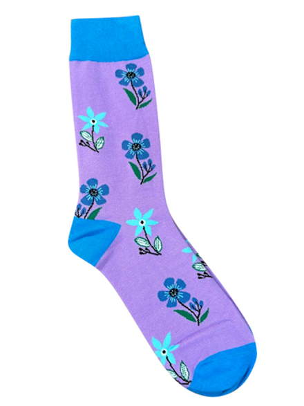 Носки р.35-40 "Flowers" Васильки