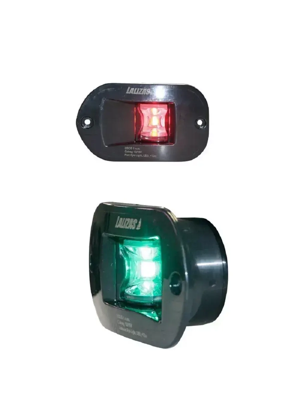 К-кт врезн. ходовых огней LED Lalizas FOS (черн. корпус)