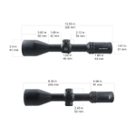 Оптический прицел Vector Optics SFP Grizzly 3-12x56 ( Сетка German #1 / с подсветкой )