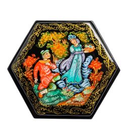 Народные промыслы ШК-85/21 Шкатулка «Каменный цветок» Серов