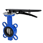 Water Butterfly Valve Elephant WCB-316L-VITON 232PSI, body material - stainless steel WCB, disk material - stainless steel 316L, seal - VITON, handwheel operated