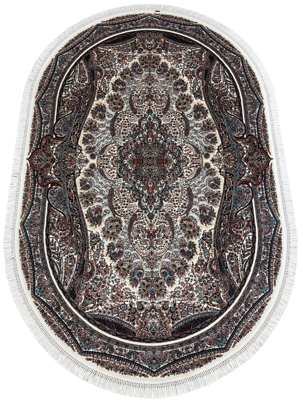 Ковер Abrishim 20346J Cream/Cream Овал