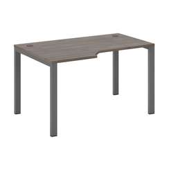 Стол эргономичный левый на металлоопорах NLN36322434 135x90x75