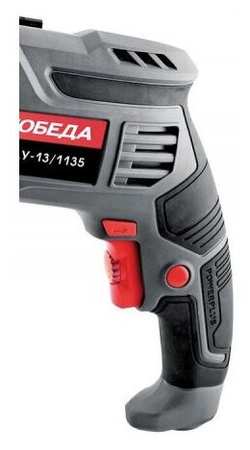 Дрель ударная ПОБЕДА, ДУ-13/1135, с ударом,мощность 1135Вт, макс.диаметр 13мм (120301135)