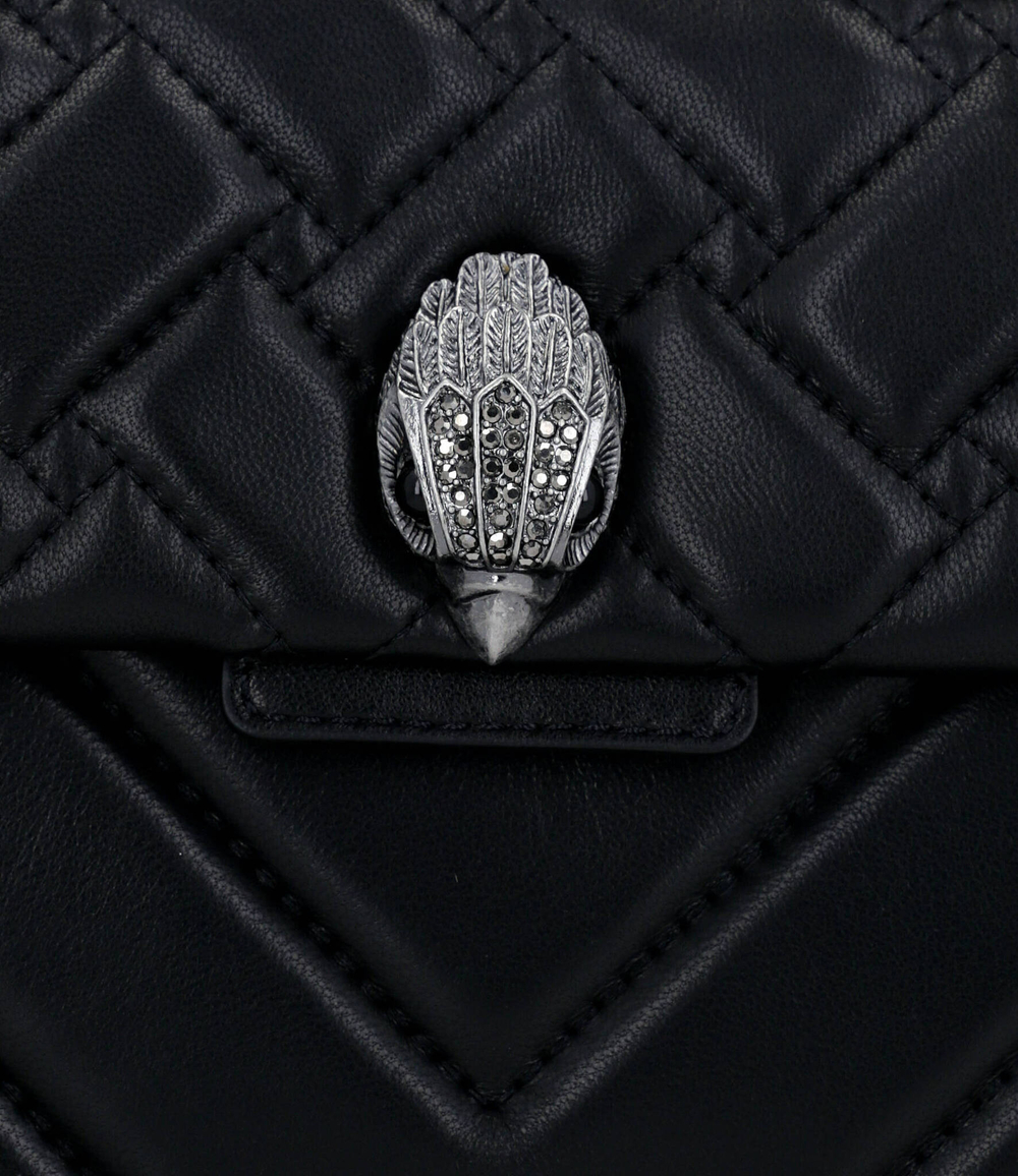 кожаная сумка через плечо kensington Kurt Geiger - черный(1470405109)