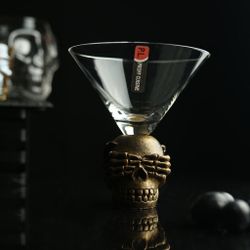 Рюмка коктейльная 220 мл Мартини Череп   d 11,8 см h12,5 см P.L. - BarWare [4]