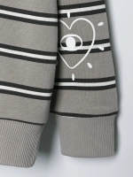 Спортивный костюм для девочки на весну серый оверсайз