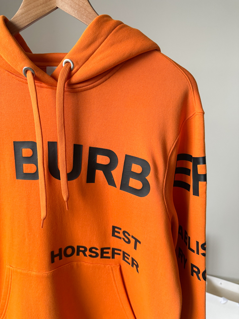 Хлопковый худи Burberry, S