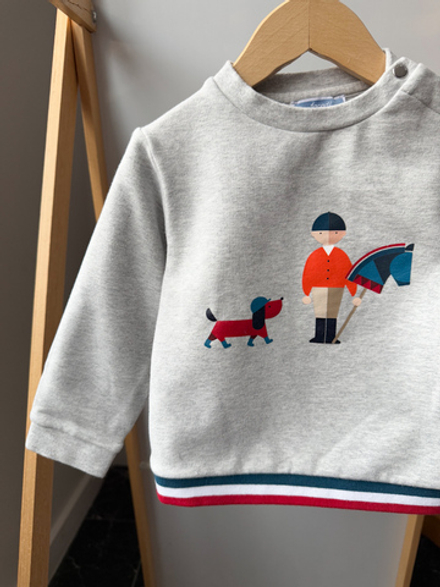 Хлопковый свитшот Jacadi, 80