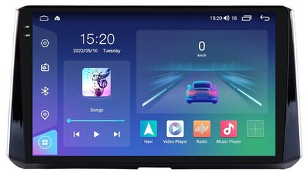 Магнитола для Toyota Corolla E210 2019-2024+, Corolla Cross - Parafar PF693RN2K на Android 13, QLED+2K, ТОП процессор, 4Гб+32Гб, CarPlay, 4G SIM-слот