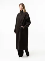 Пальто Dryg однобортное черное