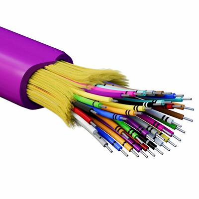 Кабель волоконно-оптический, распределительный, арамидные упрочняющие нити, для внутренней прокладки, нг(А)-HF, 36 ОВ, категорияOM4 (G.651.1) плотный буфер, 0,4 кН, барабан 500 м