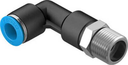 QSLL-3/8-10 Угловой фитинг с цанговым зажимом, удлиненный