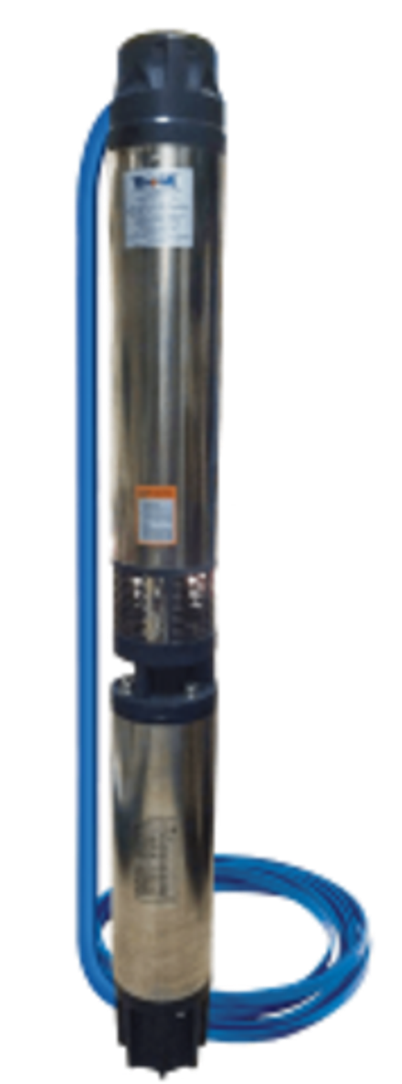 Насос погружной "Vodotok" НЦПЭ-6д-1000л/мин-43м-Ч (380В) без блока защиты и управления, улучшенная комплектация