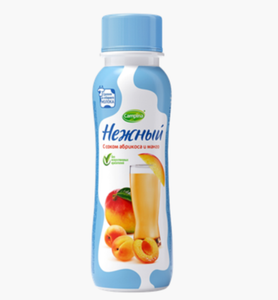 ЙОГУРТНЫЙ НАПИТОК НЕЖНЫЙ АБРИКОС-МАНГО 0.1% 285ГР CAMPINA