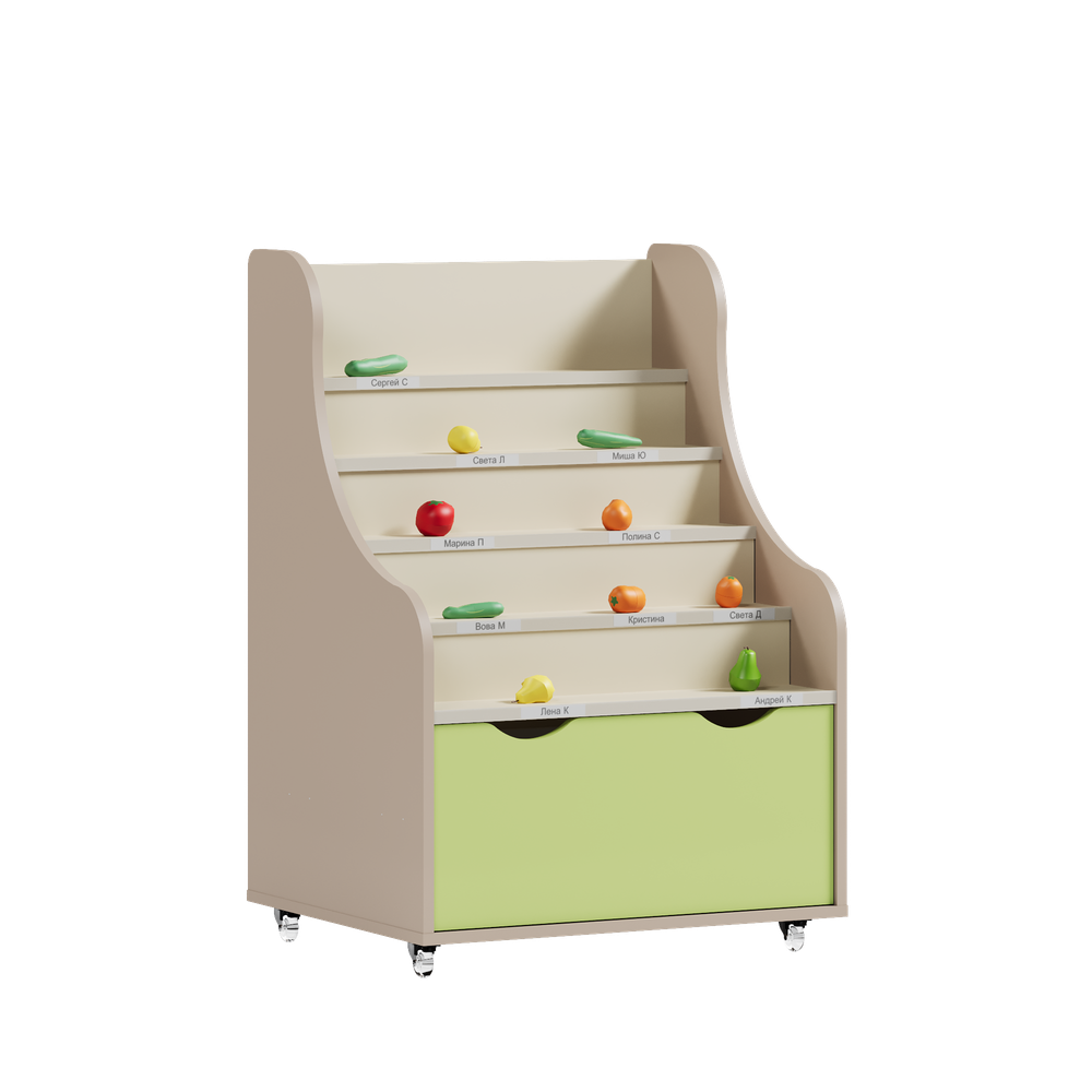 Мобильная полка для творческих работ Ода серия СКАНДИК