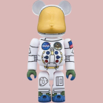 Дизайнерские игрушки BE@RBRICK 400%100% 1969 ASTRONAUT 50 7cm/28cm, BEARBRICK3351
