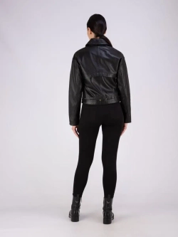 Кожаная куртка весна из натуральной кожи