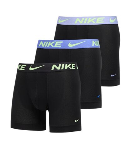 Боксерки теннисные Nike Dri-Fit Brief 3P - black light thistle/saphir anthracit