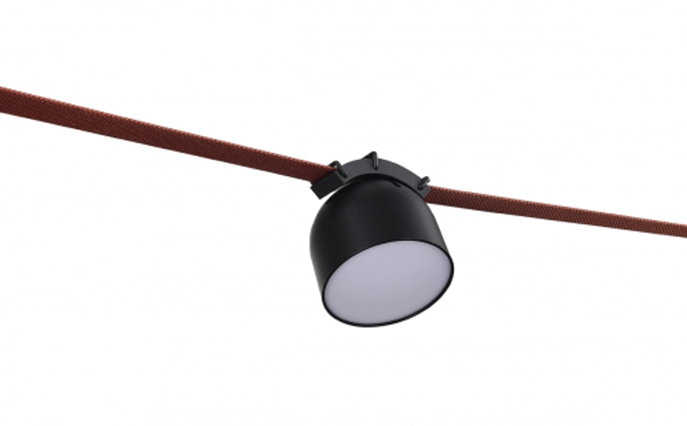 Светильник для Sling System,  INVERS,  12Вт,  D100xH107 мм,  черный