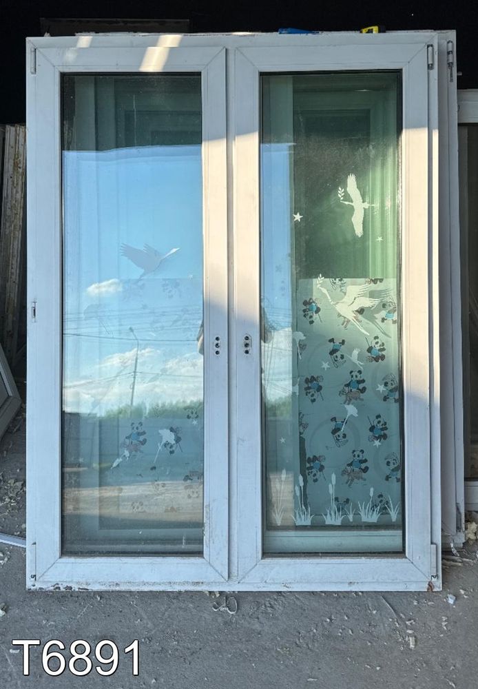 Окно Пластиковое Б/У 1730(в) x 1290(ш)