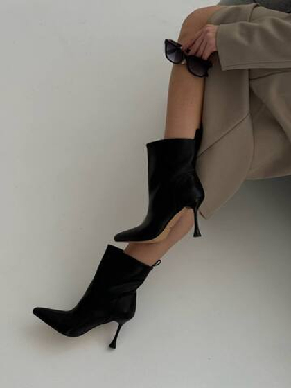 Ботильоны из натуральной кожи