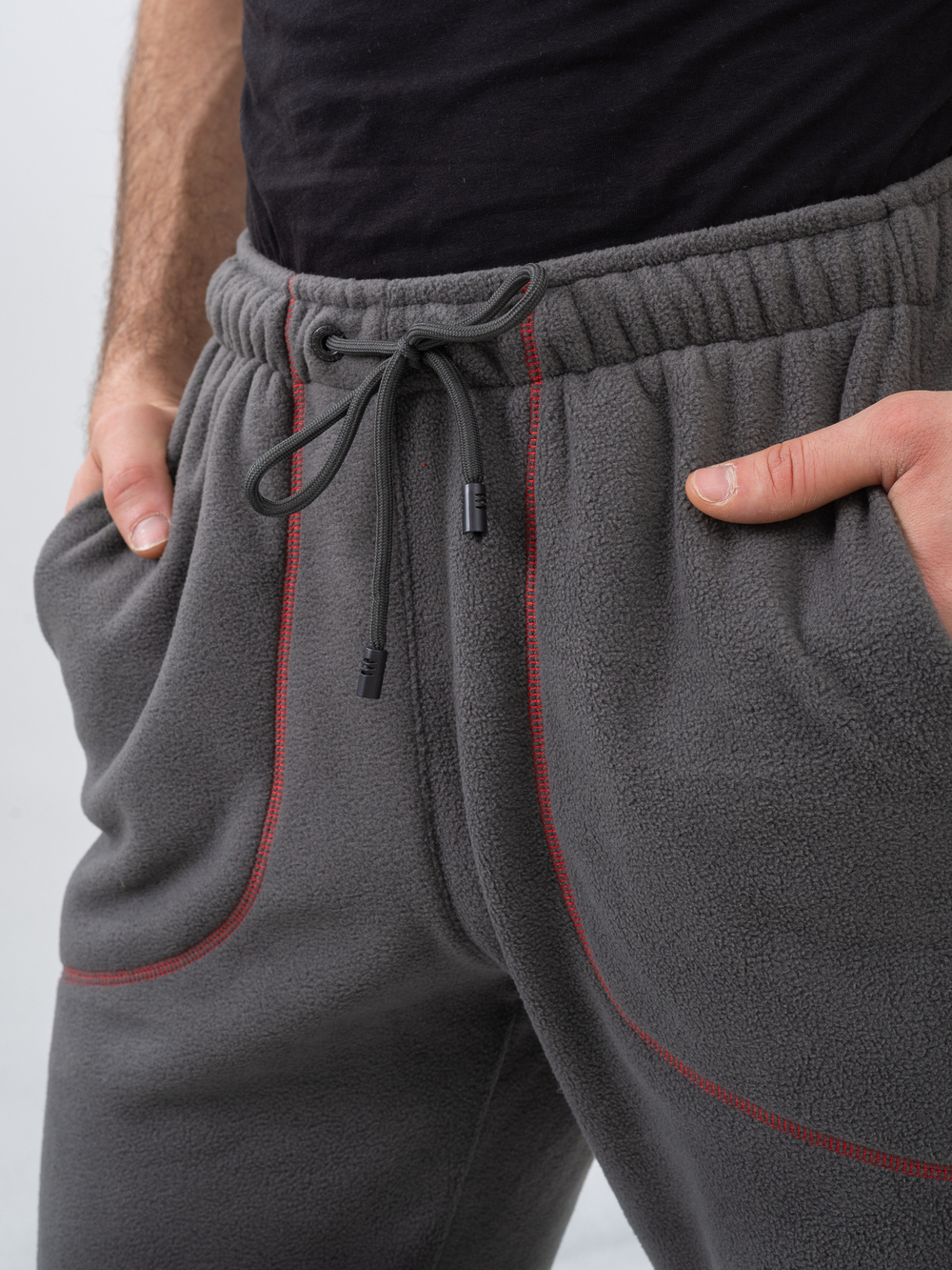 Демисезонный мужской костюм Triton Gear Rich Рич (Флис) Серый