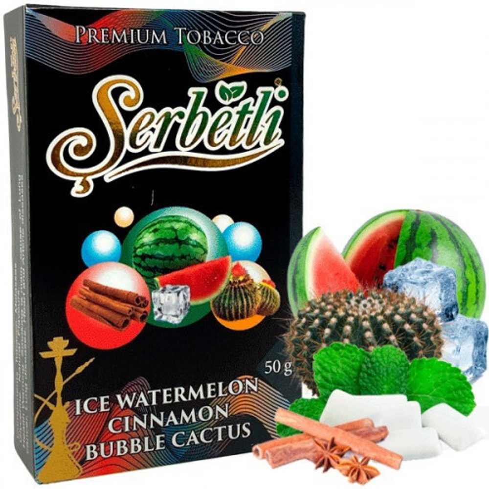 Serbetli -  Ice Watermelon Cinnamon Bubble Cactus (50г)