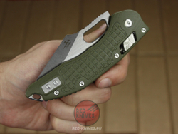 Нож MICROTECH STITCH RAM-LOK FRAG (зеленый) 169RL-12FRGTOD