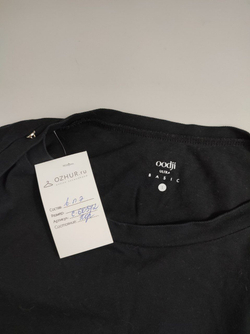 Платье Oodji без рукавов черное 44 размер