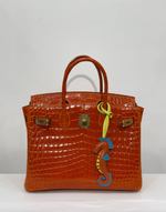 Сумка Hermes из кожи крокодила 35 см, арт. 466224545