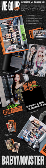 Альбом BABYMONSTER - WE GO UP (GO Ver.)
