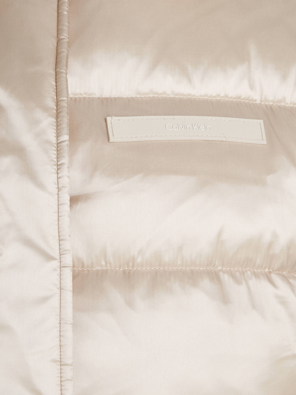 Сатиновая куртка Calvin Klein - бежевый(K20K207727)