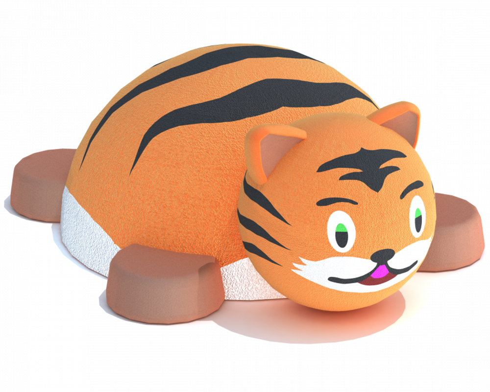 Резиновая фигура 3D Тигренок для детских площадок