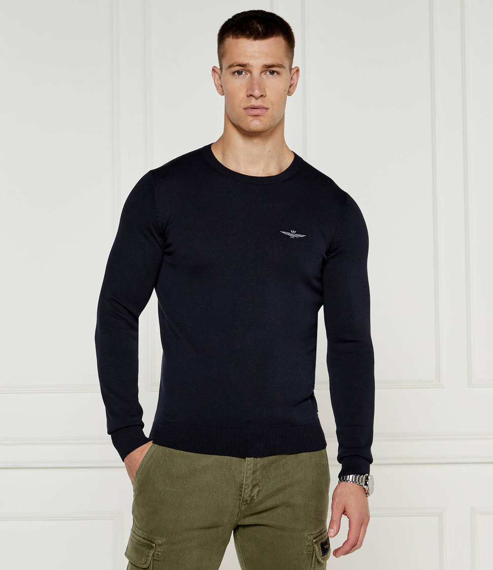 Свитер Aeronautica Militare - голубой(MA1502L506)