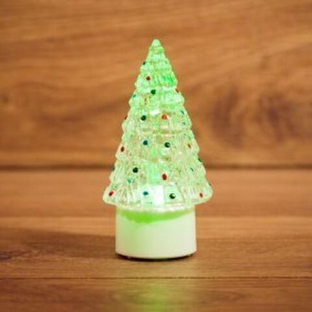 Фигура светодиодная на подставке "Елочка средняя", RGB