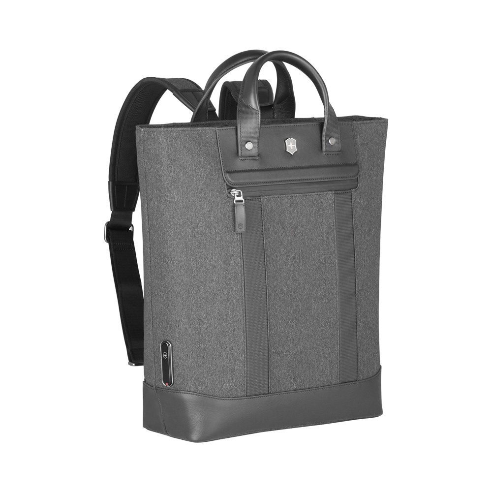 Фото сумка-рюкзак VICTORINOX Architecture Urban2 2-way Carry Tote 15'' серая полиэстер/кожа,  с гарантией