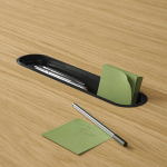 Стол для переговоров круглый - MITTZON IKEA /ИКЕА МИТТЗОН , 120х75 см, коричневый/черный