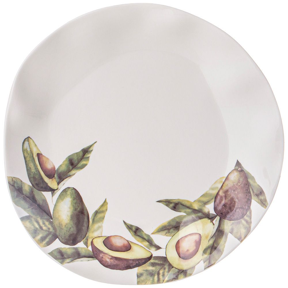 ТАРЕЛКА ОБЕДЕННАЯ BRONCO "AVOCADO" 26 СМ (МАЛ.УП.=2ШТ./КОР=20ШТ.)