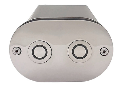 Адаптер для двух сенсорных пьезокнопок AISI 316