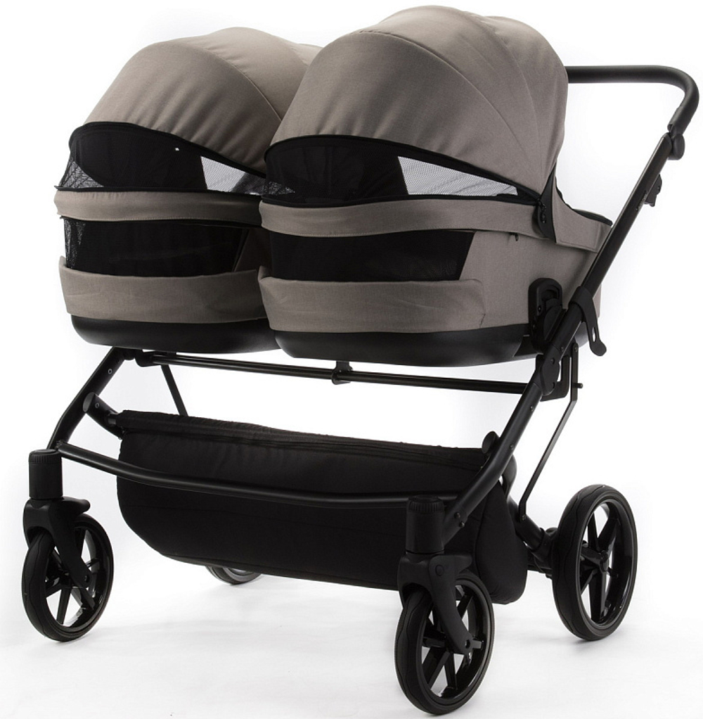 Детская коляска Adamex Leo Duo 2 в 1 TK72 (БЕЖЕВЫЙ)