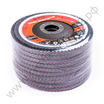 Круг лепестковый с керамическим абразивом для шлифования по нержавеющей стали FTL Everest 29 125 х 22,2 мм P120