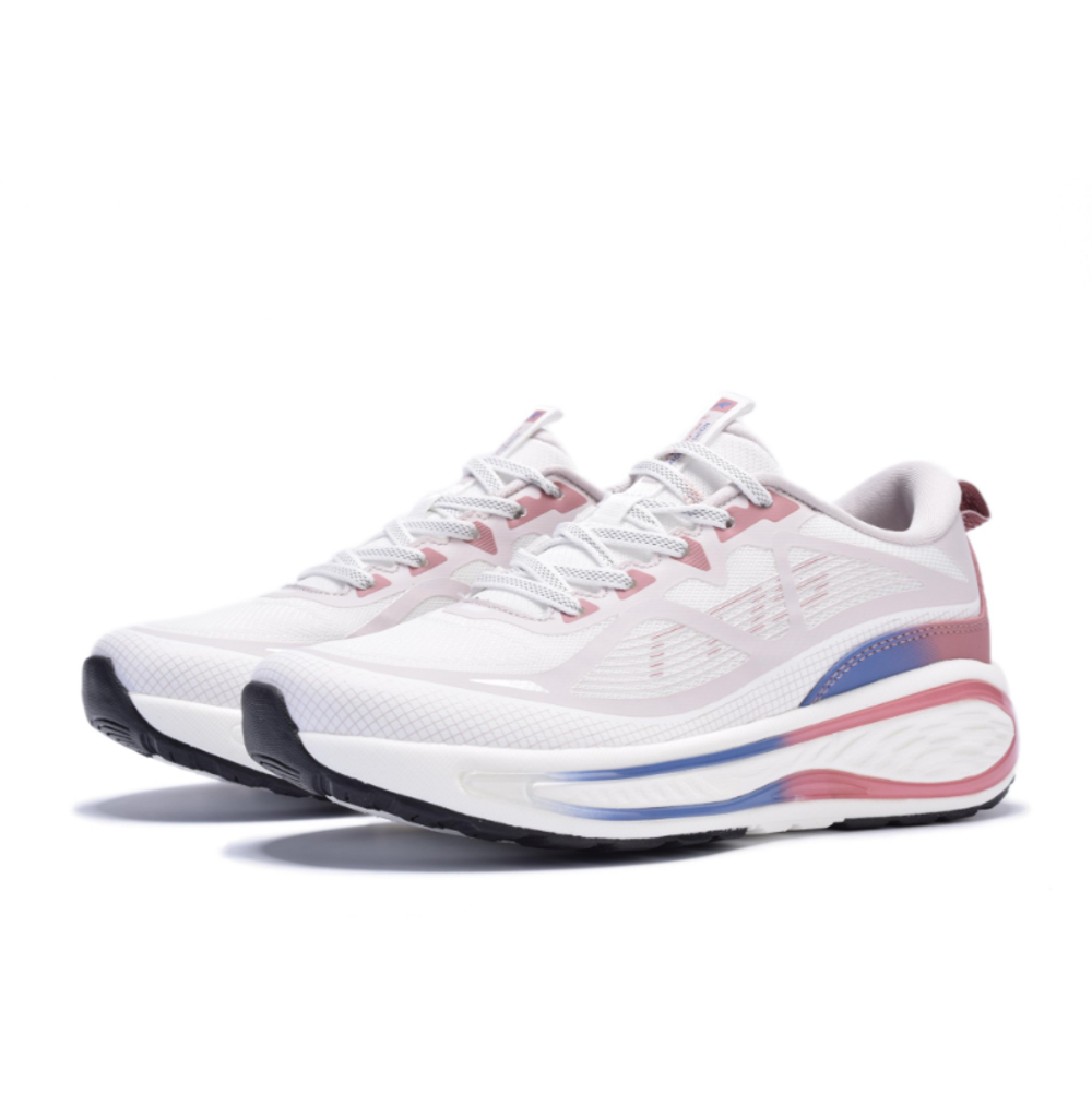 Кроссовки женские Runners, RNS-251-6614, бежевые/розовые