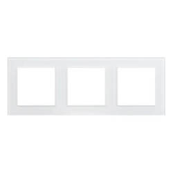 Рамка стеклянная FRM-GLARE-GS-3-WH (Arlight, -) 043799