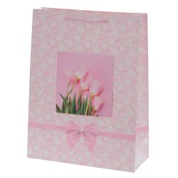 GAEM Пакет подарочный S (бумага 210г/м2, блок микс 12шт), L18 W8,5 H24 см, 4в.